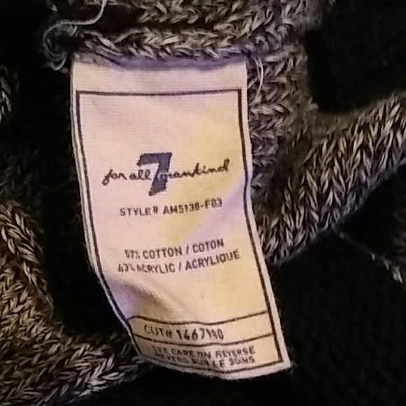 7 for all man kind sweater - Picture 4 of 4